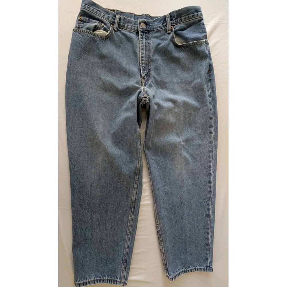 Levi's 560 Loose Fit Comfort Tapered Blue Denim Jeans Men's 38x30 Medium Wash - Picture 2 of 12